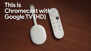 Google Chromecast with Google TV (HD) - Snow | P.C. Richard & Son